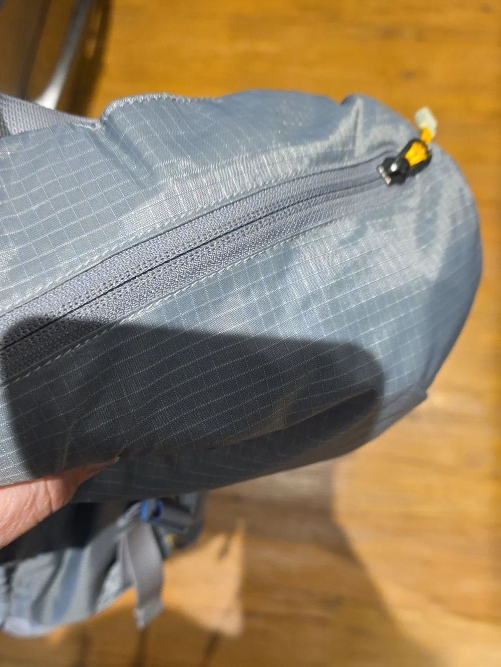 REI Gray Backpack with Yellow Logo Accents Flash 22